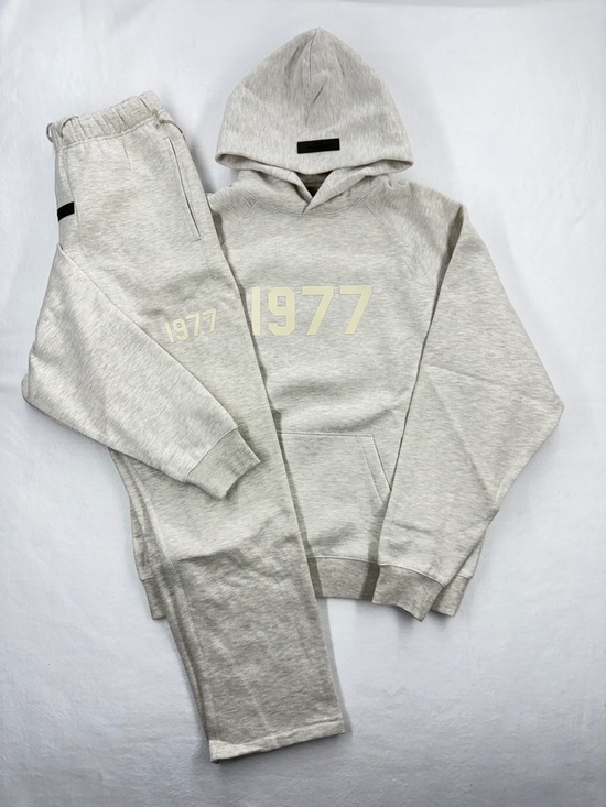 Fear of God Other - Fear of God 1977 Hoodie & Sweatpants Set in Light Gray/Cream